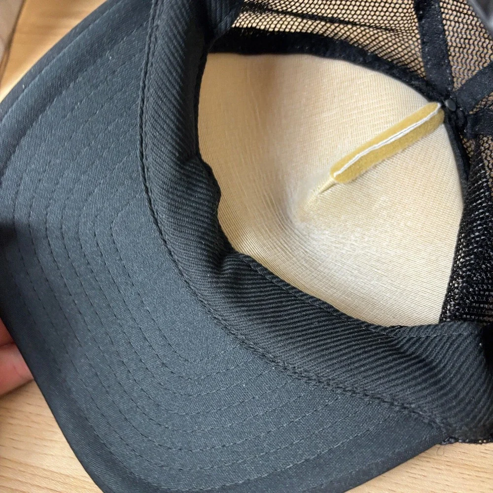 Vintage Southeastern Fly Ash Hat Cap‎ Snap Back Black Trucker